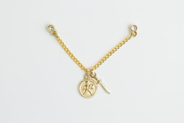 Achilles & sword pendant